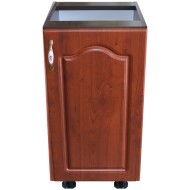 Corp inferior cu 1 usa dreapta Zebra, Wenge/ MDF Cedru Mustata, fara blat, 40 x 82 x 50 cm Corp inferior cu 1 usa dreapta Zebra, Wenge/ MDF Cedru Mustata, fara blat, 40 x 82 x 50 cm